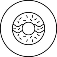 icono de vector de donut