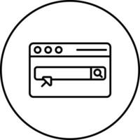 Search Engine Vector Icon