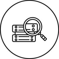 Data Query Vector Icon