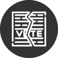 Ballot Creative Icon Design vector