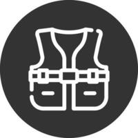 Life Jacket Creative Icon Design vector