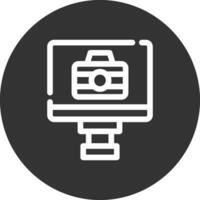 Lcd Camera Creative Icon Design vector