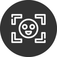 Face Detection Creative Icon Design vector