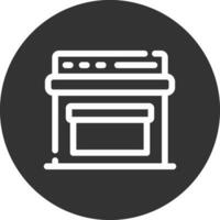 diseño de icono creativo de horno vector