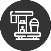 Cleaning Cart Creative Icon Design vector