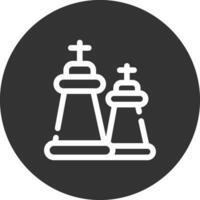 Chess Creative Icon Design vector