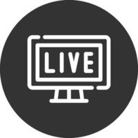 Live Streaming Creative Icon Design vector