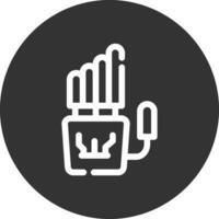 Robot Hand Creative Icon Design vector