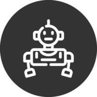 diseño de icono creativo robot vector