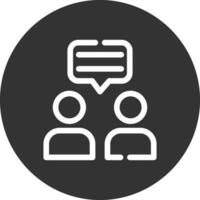 Dialogue Creative Icon Design vector