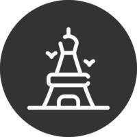 diseño de icono creativo de la torre eiffel vector