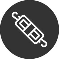 Rolling Pin Creative Icon Design vector