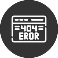 Diseño de icono creativo de error 404 vector