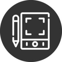 Pen Tablet Creative Icon Design vector