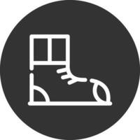 diseño de icono creativo de botas vector