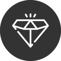 diseño de icono creativo de diamante vector