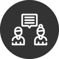 Discuss Creative Icon Design vector
