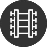Train Tracks Creative Icon Design vector