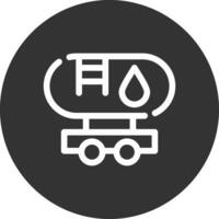 Tanker Truck Creative Icon Design vector