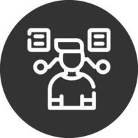 User Predictions Creative Icon Design vector