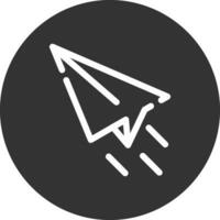 Paper Plane Creative Icon Design vector