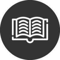 diseño de icono creativo de libro abierto vector