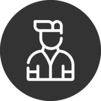 Gate Keeper Creative Icon Design vector