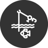 pescar fiesta creativo icono diseño vector