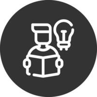 Self Learning Creative Icon Design vector