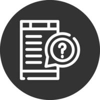 Question Creative Icon Design vector