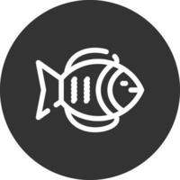 salmón creativo icono diseño vector