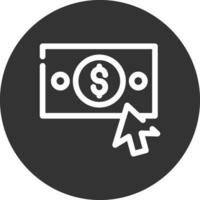 diseño de icono creativo de pago por clic vector