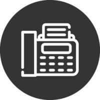 Fax Creative Icon Design vector