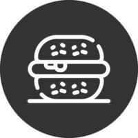 hamburguesa creativo icono diseño vector