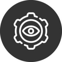 Eye Setting Creative Icon Design vector