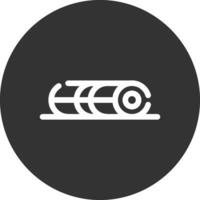 Foam Roller Creative Icon Design vector