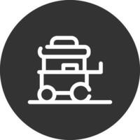 Food Cart Creative Icon Design vector