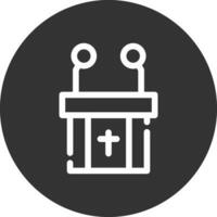 Pulpit Creative Icon Design vector