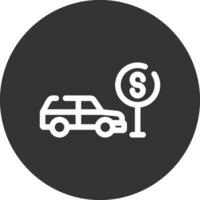 Taxi Stop Creative Icon Design vector