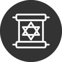 Scroll torah Creative Icon Design vector