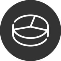 3D Pie Creative Icon Design vector