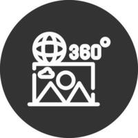 360 Image Creative Icon Design vector