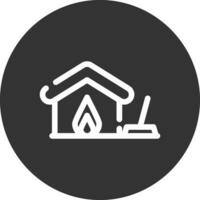 Fire Damage Cleaning Creative Icon Design vector