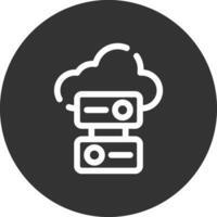 Cloud Storage Creative Icon Design vector