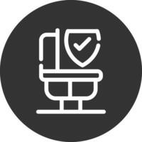 Bathroom Safety Creative Icon Design vector