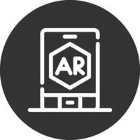 Ar App Creative Icon Design vector