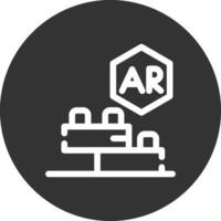 Ar Building Blocks Creative Icon Design vector