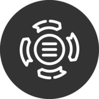 Circle Arrow Process Creative Icon Design vector