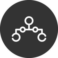 Circle Picture Hierarchy Creative Icon Design vector