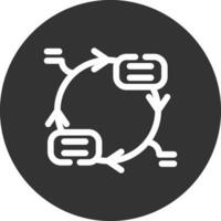 Continuous Cycle Creative Icon Design vector